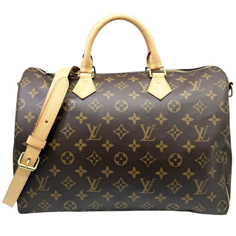 LOUIS VUITTON Speedy 35 Bandoulière M41111 RFID Boston Bag Handbag for Men an...